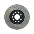 thumbnail image 3 of StopTech 128.33098R StopTech Sport Rotors; Drilled; Front Right;12.28 in. Dia.; 1.94 in. Height; Fits select: 2009-2014 VOLKSWAGEN JETTA, 2012-2022 VOLKSWAGEN PASSAT, 3 of 6