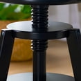 thumbnail image 4 of Guidecraft Adjustable Drafting Wooden Stool-Black: Drafting Chair for Kids, 16”-18” Inch Swivel Stool for Kids' Art Studio Furniture | Adjustable Height Chair for Drawing, Painting, and Crafting, 4 of 5