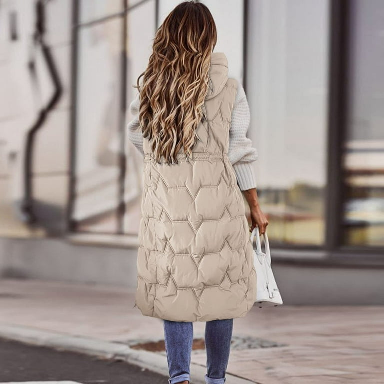 Wangxldd Women s Autumn And Winter Temperament Sleeveless Cardigan