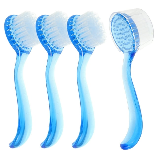 Cepillo de limpieza facial de 4 piezas con removedor de puntos negros, exfoliante facial de poros profundos, limpiador para el cuidado de la piel, apto para cepillado en seco o húmedo.