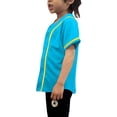 thumbnail image 2 of Lappel Kids Baseball Button Down Jersey League Sports Team Uniforms Size 12 Month to 10 Years Short Sleeve Athletic Sports Tee Shirts Made in USA, 2 of 4