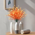 thumbnail image 5 of WWV Artificial Flower Arrangement with Eucalyptus Leaves Lifelike Fake Plant Decor for Home Living Room Office Tabletop Wedding Centerpiece Maintenance Free 35cm, 5 of 6
