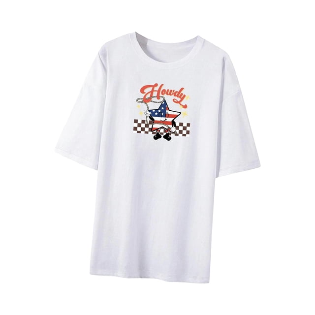 Camisetas de manga corta para mujer, ropa de verano para compras diarias durante las vacaciones XL Yuyangstore Manga corta para mujer