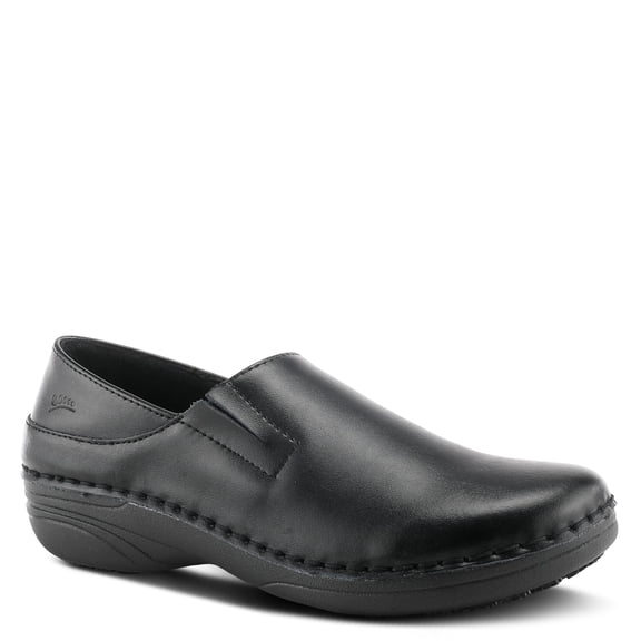 Spring Step Women's Professional Manila Leather Slip-On Nursing Shoes