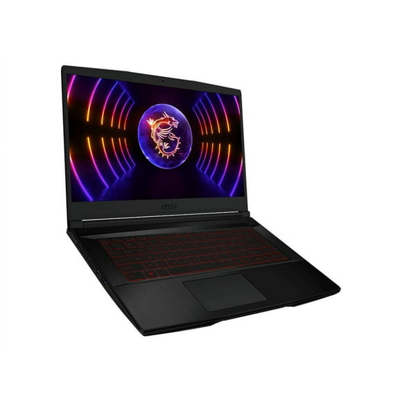 MSI Thin GF63 12UCX-484US - Intel Core i5 - 12450H / up to 4.4 GHz - Win 11 Home - GF RTX 2050 - 8 GB RAM - 512 GB SSD NVMe - 15.6" 1920 x 1080 (Full HD) @ 144 Hz - Gigabit Ethernet - Wi-Fi 6 - black