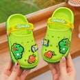 thumbnail image 2 of WRTFVZA Girls Boys Classic Garden Clogs Kids on Water Shoes Lightweight Summer Slides Sandals Children Outdoor Shower Beach Pool Play Shoes (Toddler/Kids/Big Kids) 18-24 Months #Green, 2 of 3