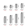 thumbnail image 2 of Unique Bargains Vis de Râpe à Encoches, M3 Métrique 304 Acier Inoxydable Point Plat Ensemble Vis Assortiment Kit 1set (100pcs), 2 of 5