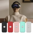thumbnail image 4 of SUSUchens - Funda protectora de batería de silicona de alta dureza, resistente a arañazos y a impactos, para gafas de realidad virtual (VR) Vision Pro, color verde menta, 4 of 8