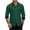 Green, variant on IYTR Men Long Sleeve Button Up Dress Shirts Contrast Cuff Lapel Solid Color Slim Fit Office Casual Top (Purple,XL)