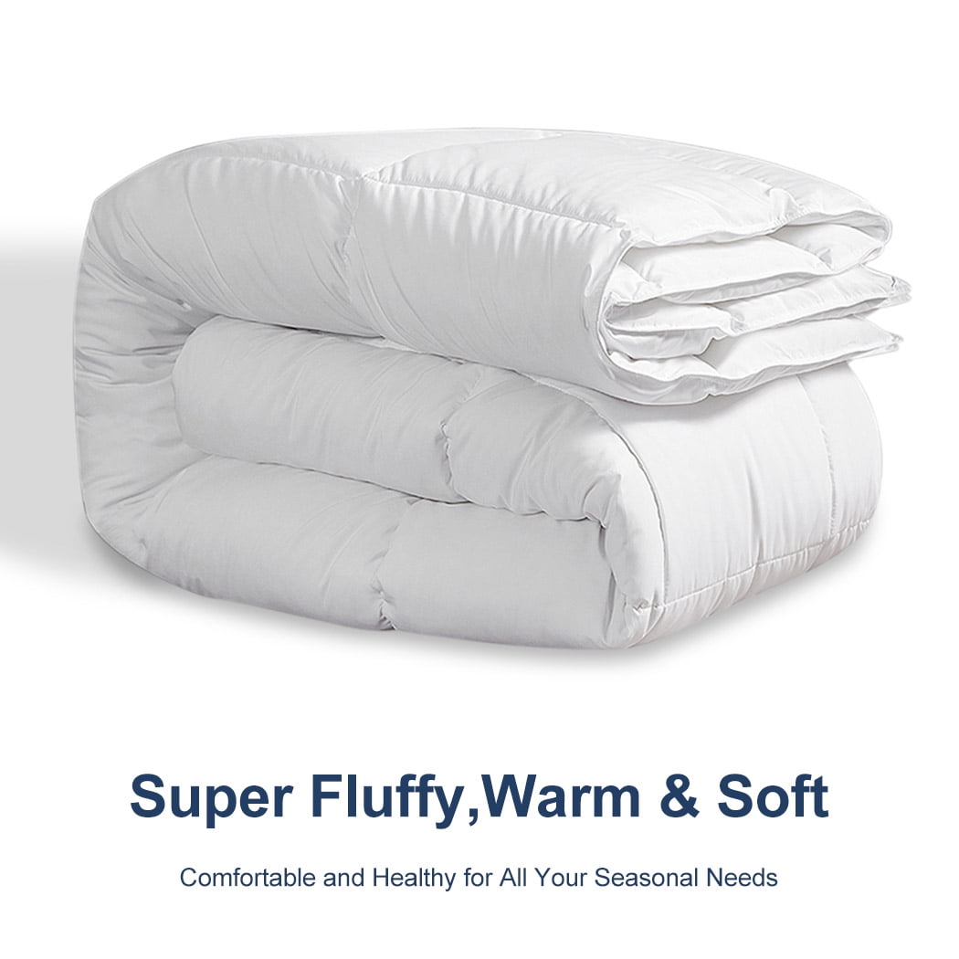 Accuratex Bedding Duvet insert - Fluffy Down Alternative comforter,400gsm Winter Duvet Insert-Queen