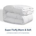 thumbnail image 5 of Accuratex Bedding Duvet insert - Fluffy Down Alternative comforter,400gsm Winter Duvet Insert-King, 5 of 7
