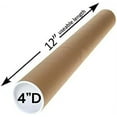 Heavy Duty Mailing Tubes With End Caps Art Shipping Tubes For