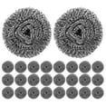thumbnail image 3 of Steel Wire Cleaning Ball Silver 48Set 2.2In Ergonomic Design, 3 of 7
