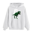 thumbnail image 4 of CONFREE Toddler Baby Boys Hoodie Long Sleeve Boys Pullover Hoodies Cartoon Dinosaur Warm Fall Winter Hooded Sweatshirt, 4 of 6