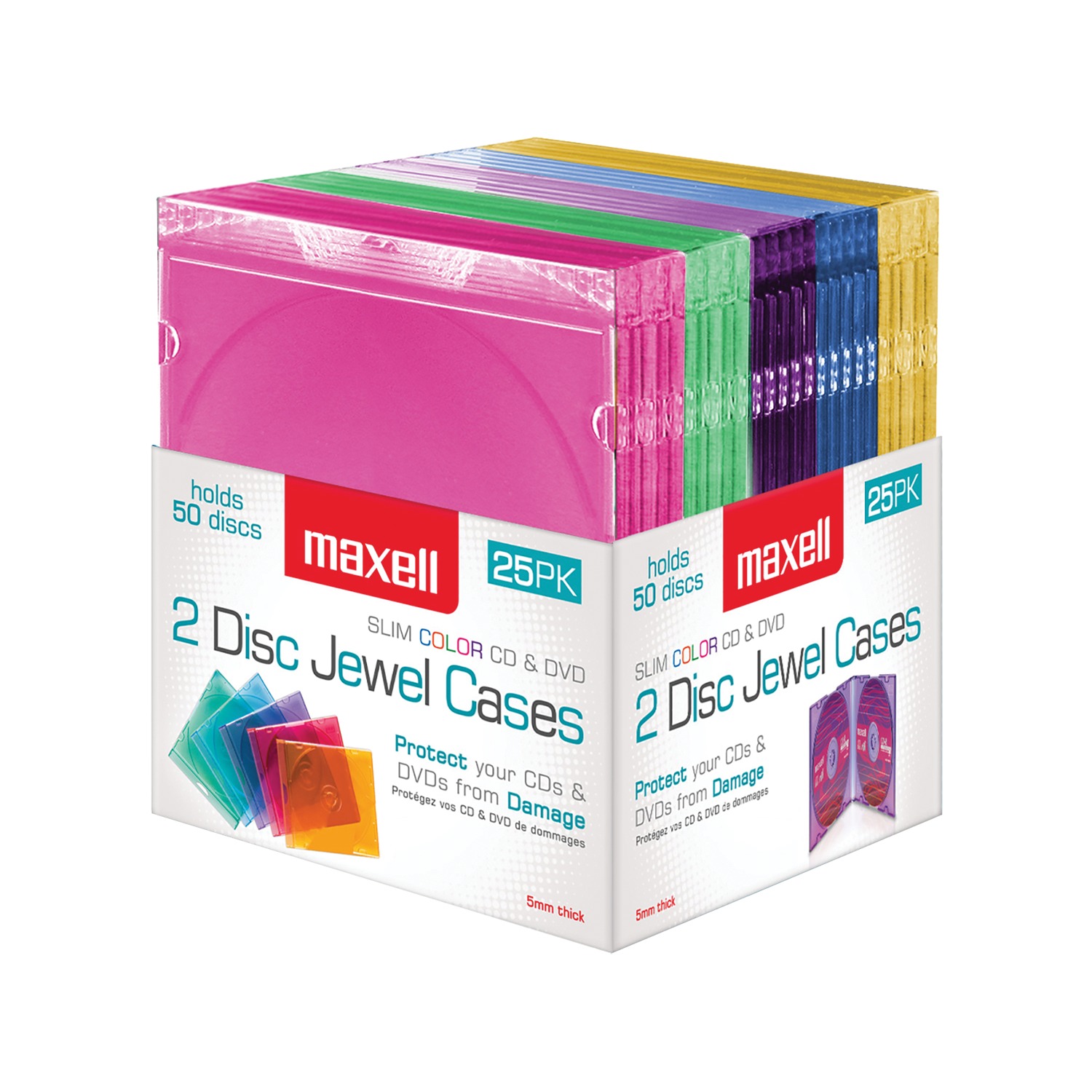Maxell® Dual-disc Jewel Cases, 25 Pack - image 4 of 4