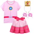 thumbnail image 1 of Trajes de princesa de carnaval de Halloween para niños, melocotón dulce, ropa rosa para niñas, cosplay infantil, actuación de cumpleaños, fiesta de carnaval zhangyuxiang unisex, 1 of 2