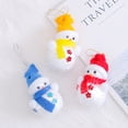 thumbnail image 3 of Christmas Decoration X'masTree Decorations Snowman Doll Children's Gift Tree Ornament Snowman Doll Tiny Toy Random Color, 3 of 5