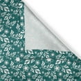thumbnail image 4 of Ambesonne Botanical Valance Pack of 2, Forest Nature Blooming, 42"X12", Dark Teal White, 4 of 5