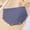 Blue, variant on Women Fashion Triangle Underwear High Stretch Breathable Soft Hip up Briefs with Wavy Edge for Daily Sports Wear Red