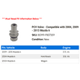 thumbnail image 2 of PCV Valve - Compatible with 2004, 2009 - 2013 Mazda 6 2010 2011 2012, 2 of 2