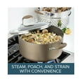 thumbnail image 4 of Anolon Advanced Home 3 Piece Nonstick Stockpot with Steamer Set, Bronze, 4 of 6