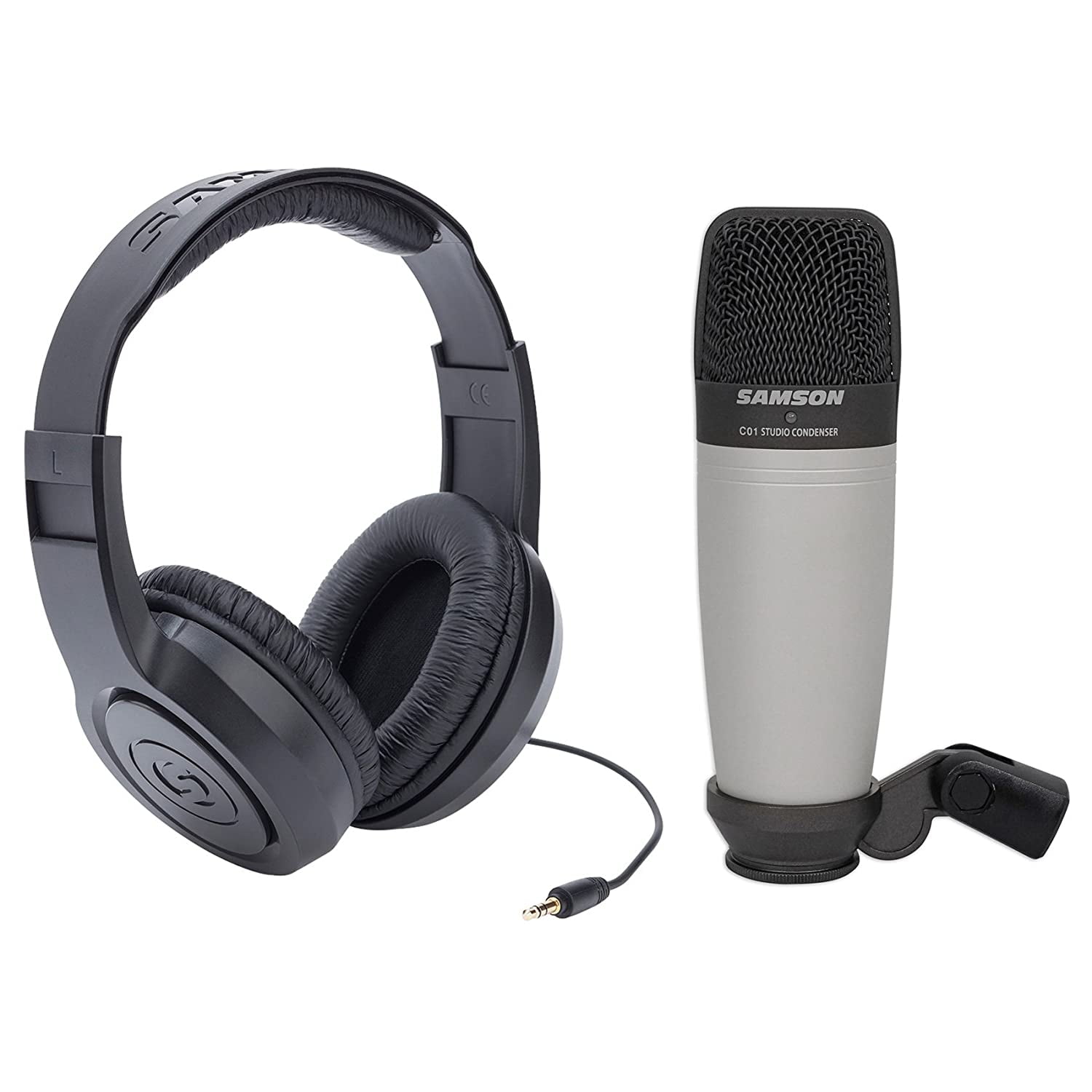 Samson C01 Studio Condenser Recording Microphone Mic+Monitoring