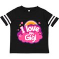 thumbnail image 3 of Inktastic I Love My Gigi Grandma Grandchild Girls Toddler T-Shirt, 3 of 5