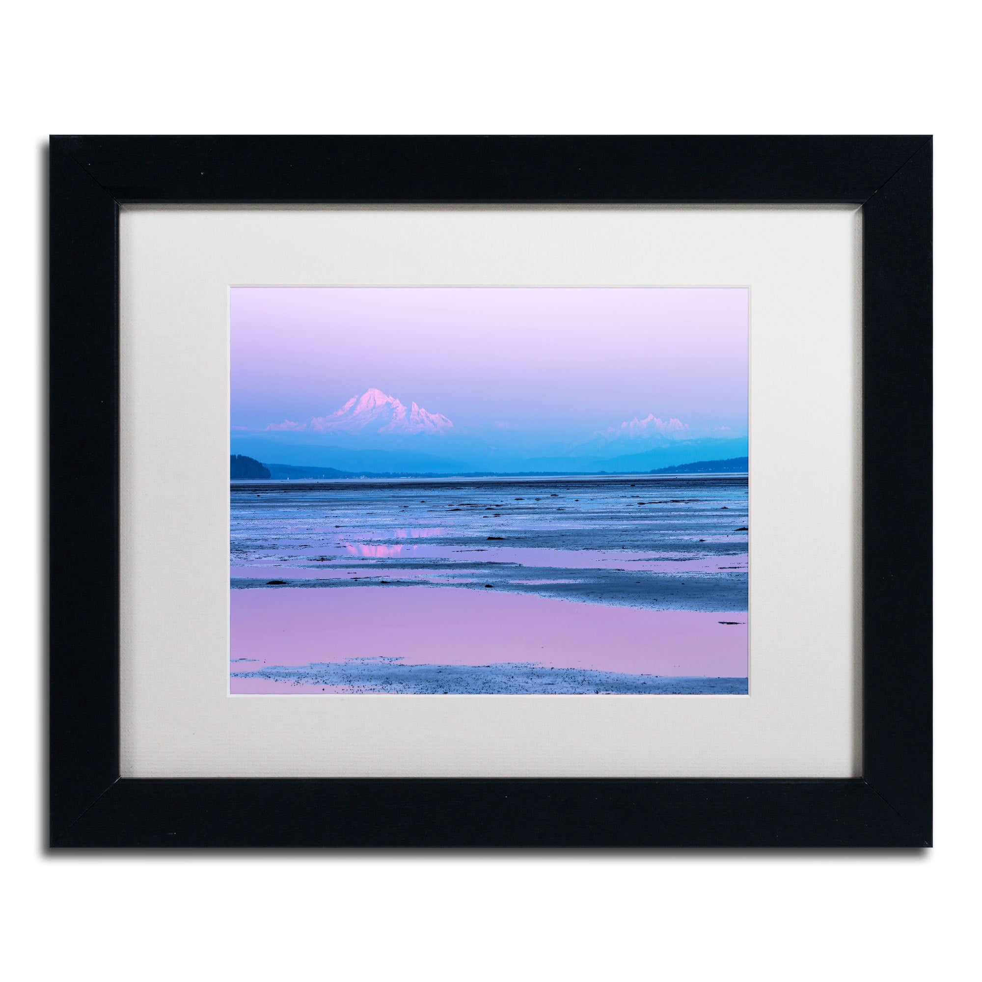Trademark Fine Art "Baker Twilight" Canvas Art by Pierre Leclerc, White Matte/Black Frame