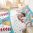 thumbnail image 4 of Erosebridal Kids Baseball Bedding Comforter Set, Sports Theme Full Bedding Set, Colorful Polka Dots Reversible, 7 Pieces, 4 of 6