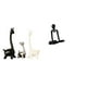 thumbnail image 1 of Figuras De Jirafa, Estatua De Cerámica, Centro De Mesa Creativo Moderno, Escritorio, Oficina, Estantería, Decoración De Dormitorio, Pensador, Escultura Abstracta, Figura Decorativa, Adorno, 1 of 8