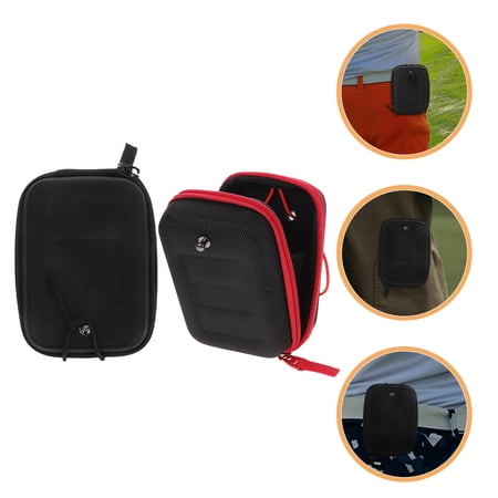 WHAMVOX 2pcs Golf Rangefinder Case Hard Shell Eva Storage Bag for Small Items Protective Pouch for Golf Accessories Daily Use