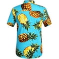 thumbnail image 2 of SSLR Mens Hawaiian Shirt Beach Shirts Tropical Shirts Short Sleeve Casual Button Down Shirts, 2 of 7
