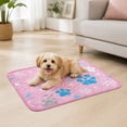 thumbnail image 6 of Summer Self Cooling Pet Paw Printed Ice Mat, 39.3×27.5 Inch XXL, Non Slip Washable Pad for Dogs Cats, Cool Bed Sofa Crate Indoor, 6 of 7