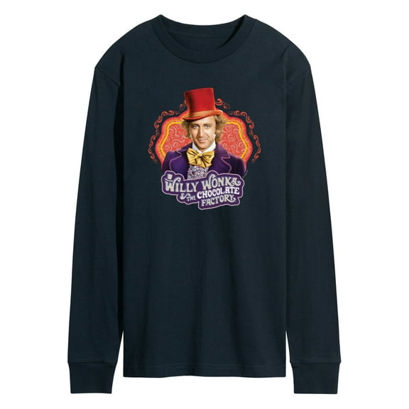 Willy Wonka & The Chocolate Factory - Original Movie Cover - Men's Long Sleeve T-Shirt