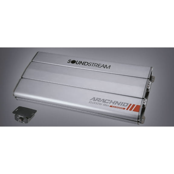Soundstream AR1-5000D Monoblock Class D Arachnid Series Car Amplifier with Bass Remote