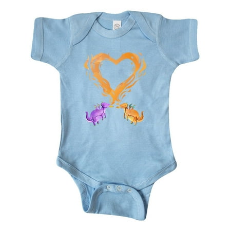 

Inktastic Fire Heart Dragons Gift Baby Boy or Baby Girl Bodysuit