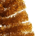 thumbnail image 6 of vidaXL Christmas Tree Decoration Artificial Half-Circle Tree with Stand PVC, 6 of 7