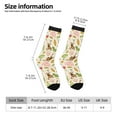 thumbnail image 6 of Uemuo Monkeys in the Jungle Pattern Women's Crew Socks, Soft Durable Breathable Moisture-Wicking with Odor Control Cotton socks, 6 of 9