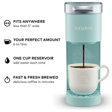 Keurig - K-Mini® Single Serve K-Cup Pod Coffee Maker - Oasis