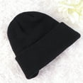 thumbnail image 7 of Etereauty Peaked Beanie Hat Insulated Warm Knitted Thermal Winter Stylish Peak for Men Women(Black), 7 of 7