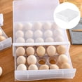 thumbnail image 4 of Portahuevos para refrigerador 60 Grid, tipo cajonera Caja de almacenamiento de huevos Contenedor de almacenamiento de huevos frescos de plástico Estuc 1 cuadrícula de nivel 30 BLESIY Recipientes de almacenamiento de huevos, 4 of 8