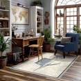 thumbnail image 2 of Milliken Guy Harvey Area Rug TOP SAIL Top Sail Beige Modern, 3' x 5', 2 of 5