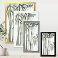 thumbnail image 4 of Designart 'Vintage Black and White Bamboo V' Lake House Framed Art Print, 4 of 4