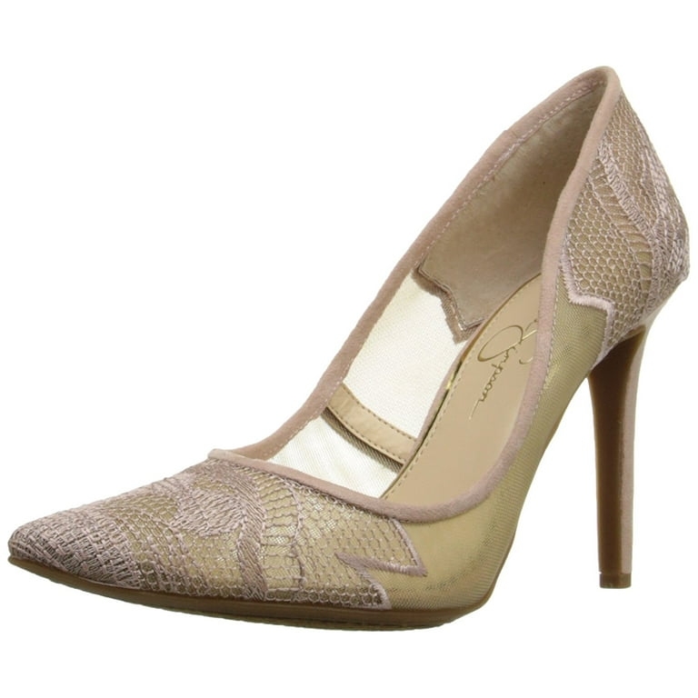Jessica Simpson Womens Camba Mesh Pointed Toe Pumps Walmart