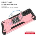 thumbnail image 5 of FIEWESEY for Samsung Galaxy A73 5G Phone Case Military Grade Drop Rugged Cover Anti-Scratch Protective 360° Rotate Kickstand Sturdy Shockproof Phone Cover for Samsung Galaxy A73 5G(Rose Gold), 5 of 7