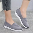 thumbnail image 3 of IUJSOY Women's Slip on Loafer Shoes Mesh Casual Ballet Flat Nurse Walking Sneakers Memory Foam Shoes, 3 of 5