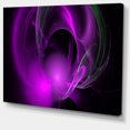 thumbnail image 1 of Designart - Nébuleuse Galactique Fractale Violette - Art Mural Abstrait sur Toile, 1 of 1