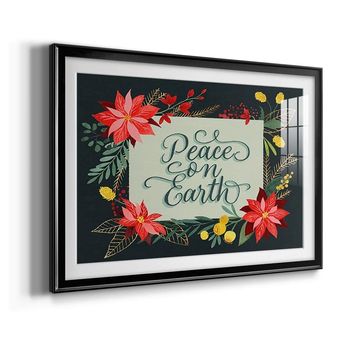 Bright Christmas Night II Premium Framed Print - Ready to Hang