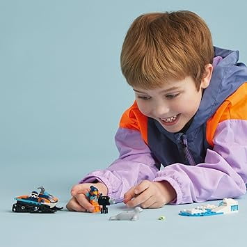 LEGO City Arctic Explorer Snowmobile 60376, Fun Ride Vehicle Toy
