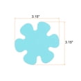 thumbnail image 2 of Uxcell 20 Packs Non Slip Stickers 3.15" Bath Shower Floor Flower Style Decals Blue, 2 of 7